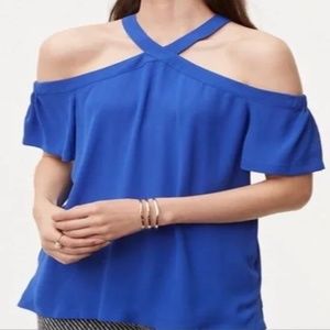 Loft Halter Neck Off Shoulder Blouse